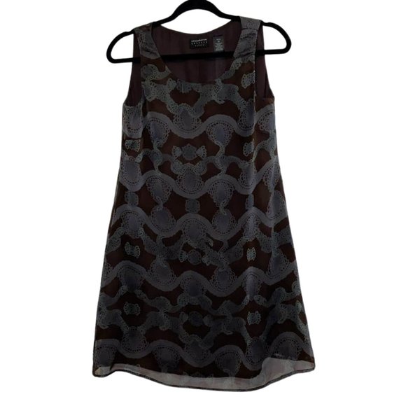 Liz Claiborne Petite Sheer Lined Sleeveless Dress - Size Medium - Picture 1 of 9